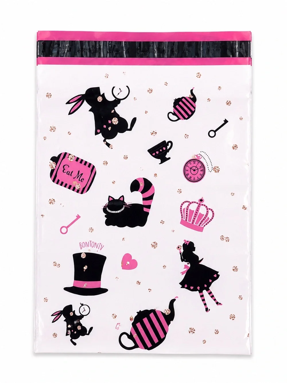 cupcakes & cashmere Pink & Hot Pink Alice-Themed Gift Tissue Pack